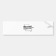 Missouri State Slogan Bumper Stickers