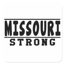 Missouri Strong Designs Square Sticker