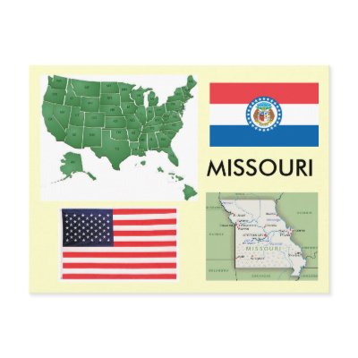 Missouri, USA Postcards by archemedes