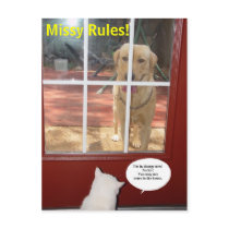 Missy Rules! postcards