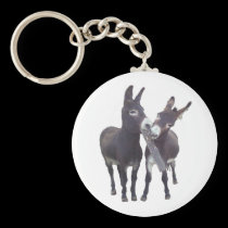 "Missy's Donkeys" keychains
