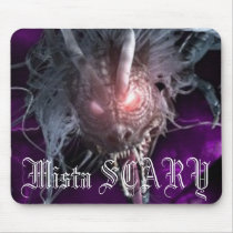 Mista SCARY Dragon Mousepad - Customized