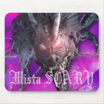 Mista SCARY Dragon Pink Mousepad - Customized