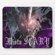 Mista SCARY Dragon Purple Mousepad - Customized