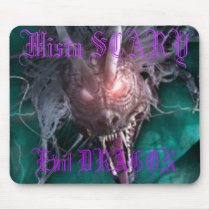 Mista SCARY Evil Dragon Mousepad Purple logo