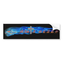 Mista SCARY Flame Skull Banner Bum... - Customized bumper stickers by MistaSCARY Mista SCARY Flame Skull Banner Bum... - Customized bumper stickers
