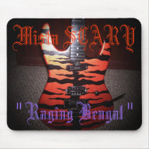 Mista SCARY Raging Bengal Mousepad Custom