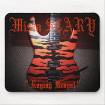Mista SCARY "Raging Bengal" Mousepad - Customized