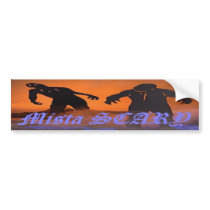 Mista SCARY Zombie Scene Bumpersticker Bumper Stickers