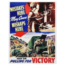 Mistakes Here May Cause Mishaps Here flyers