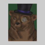Mister Bear Postcard postcards