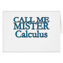 Mister Calculus Card