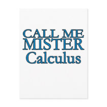 Mister Calculus Post Card