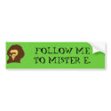 Mister E. Bumper Sticker bumper stickers by iamhydrogen314 Mister E. Bumper Sticker bumper stickers