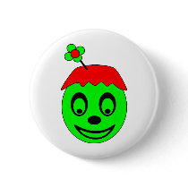 mister eg hut blume grün buttons