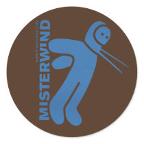 MISTER WIND blue sticker by avipaulweinstein MISTER WIND blue sticker