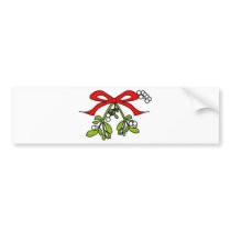 mistletoe bumper stickers by pollop mistletoe bumper stickers