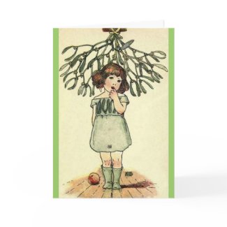 mistletoe card