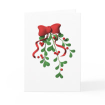 Mistletoe Greeting Cards