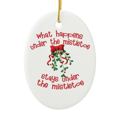 Mistletoe Christmas Ornament