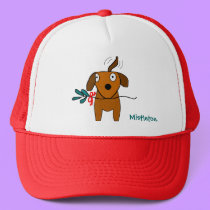 Mistletoe Doggie Wagging - hat