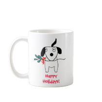 Mistletoe Doggies -a 2-sided mug by Horseshoes3 Mistletoe Doggies -a 2-sided mug
