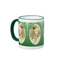 Mistletoe Faerie mugs by Jaenne Mistletoe Faerie mugs