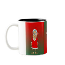 Mistletoe Gladys Trio mugs by cimmerrian Mistletoe Gladys Trio mugs