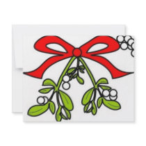 mistletoe invitations