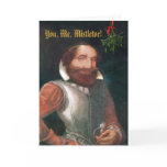 MISTLETOE KNIGHT Christmas Card
