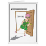 Mistletoe Mavis Christmas Greeting Card