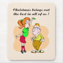 Mistletoe Mouse Pad mousepads by atteestude Mistletoe Mouse Pad mousepads