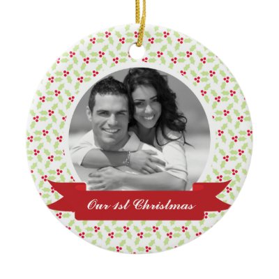 Mistletoe Photo Ornaments