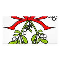 mistletoe photo cards