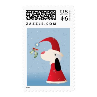Mistletoe Pup stamp