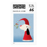 Mistletoe Pup postage