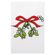mistletoe stationery