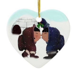 Mistletoe Time - Mistletoe Kiss ornament