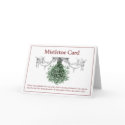 Mistletoe Yuletide Card