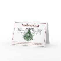 Mistletoe Yuletide Card