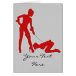 Mistress and femsub Boot Lick Cards