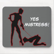 Mistress and femsub Boot Lick Mousepad