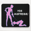 Mistress and femsub Boot Lick Mousepad mousepad