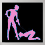 Mistress and femsub Boot Lick Poster
