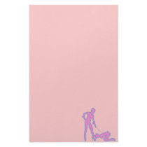 Mistress and femsub Boot Lick Stationary Customized Stationery