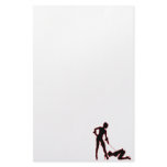 Mistress and femsub Boot Lick Stationary Personalized Stationery