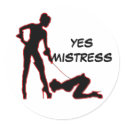 Mistress and femsub Boot Lick Stickers