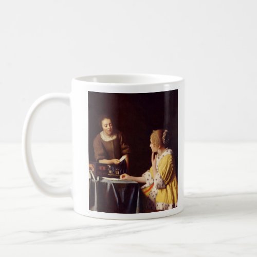 Mistress and maid by Johannes Vermeer Mugs