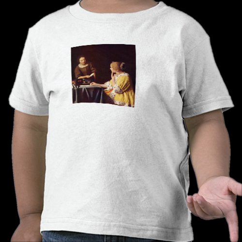 Mistress and maid by Johannes Vermeer T-shirt