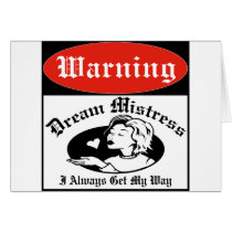 Mistress BDSM cards